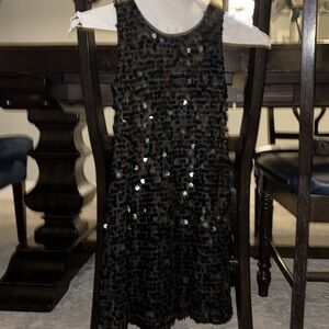 Beautiful and fun sequined black dress S 🖤